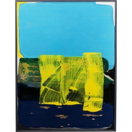 Tableau encadré Abstract High Gloss bleu 120x160cm