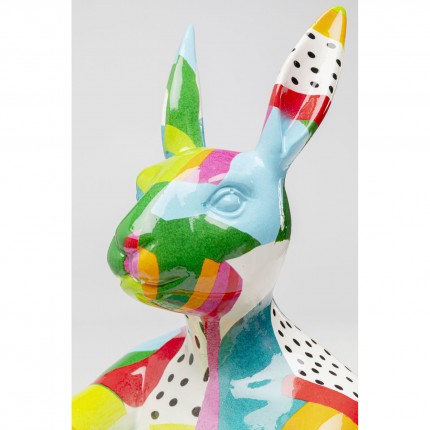 Déco lapin pois 39cm Kare Design