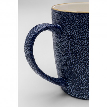 Mokken Gioia blauw (4/set) Kare Design