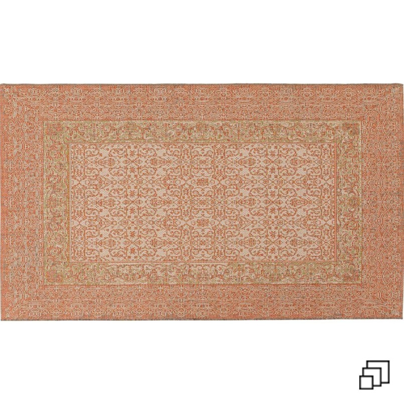Tapis ethnique orange - Adorno - Kare Design