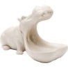 Figurine décorative Hungry Hippo 17cm greige