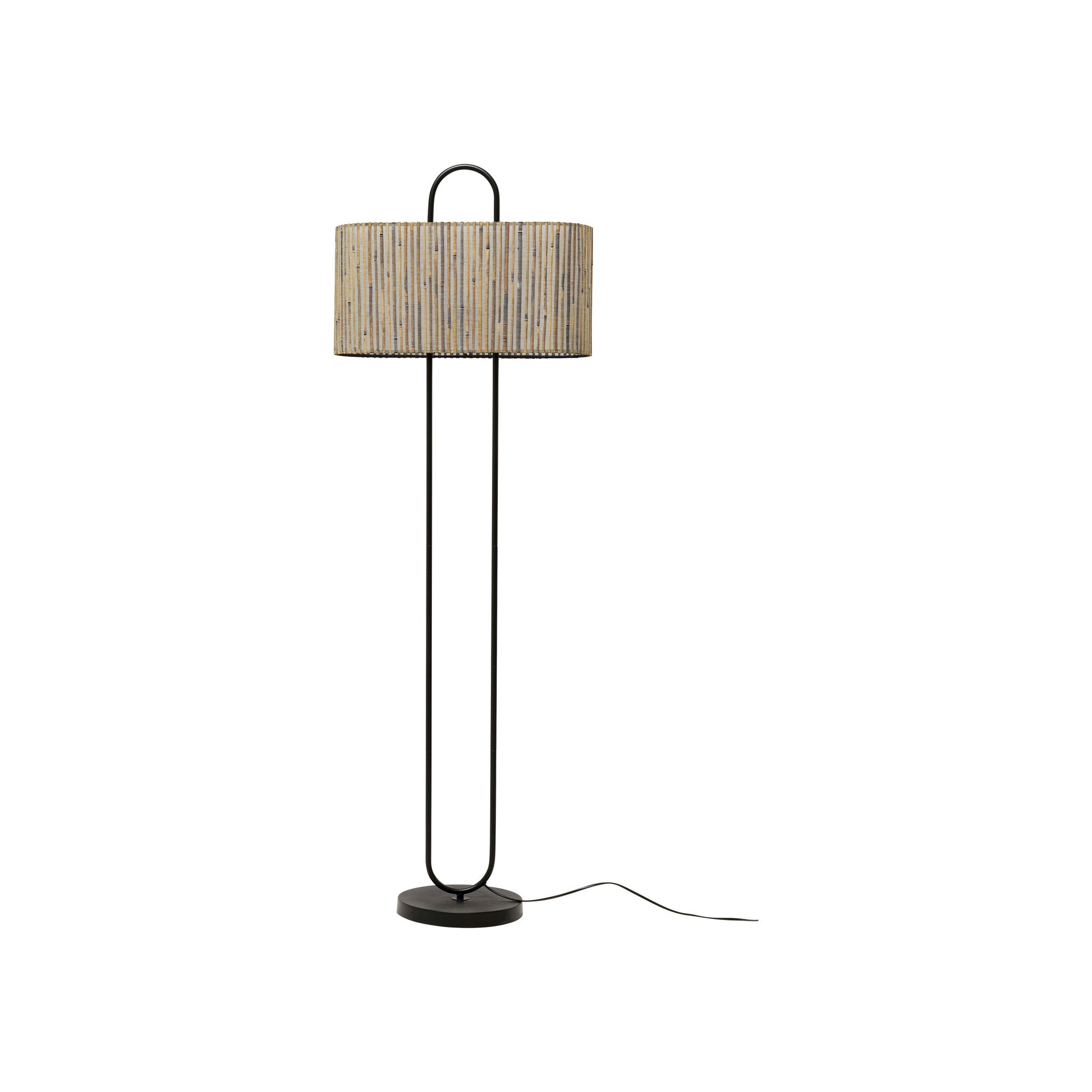 Lampadaire Philadelphia noir 152cm