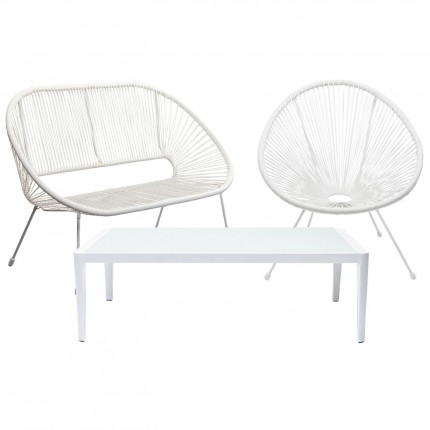 Outdoor Set Acapulco Tiki white Kare Design