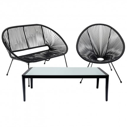 Tuinmeubilair Acapulco Tiki zwart Kare Design