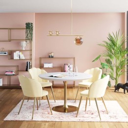 Rond wit tafelblad - Uitnodiging - Kare Design