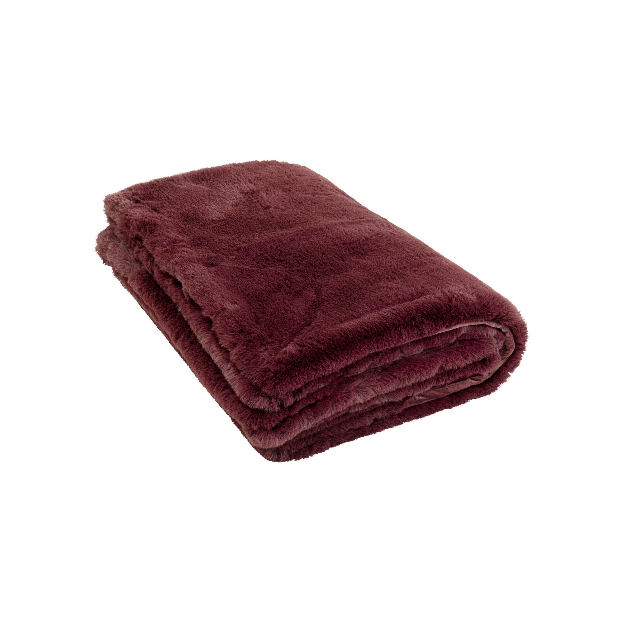 Plaid Mika aubergine 150x200cm