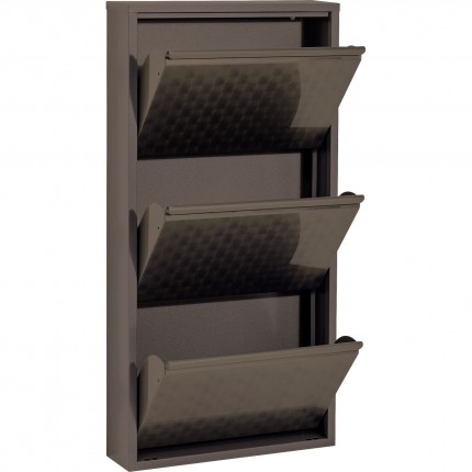 Schoenenkast Caruso Alu 3 laden Kare Design