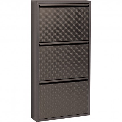 Schoenenkast Caruso Alu 3 laden Kare Design