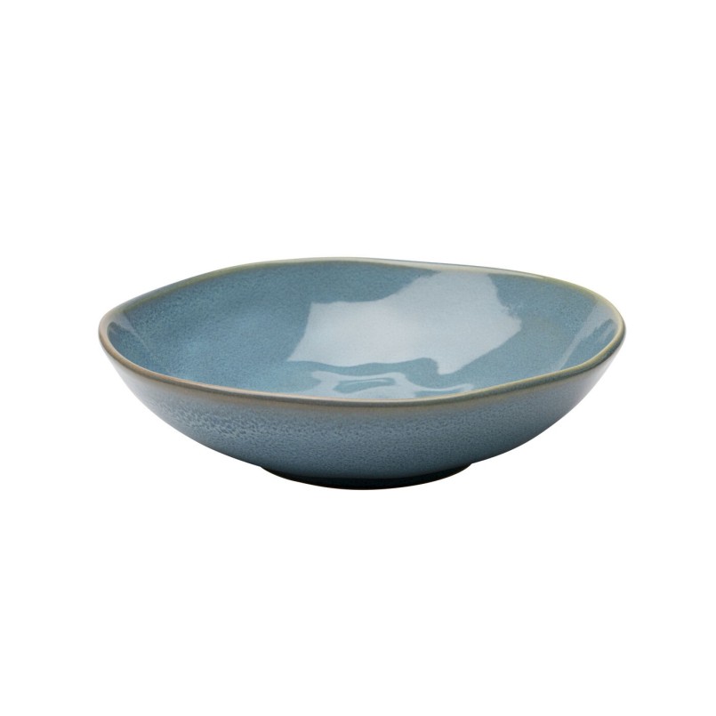 Plate Deep Organic Ø22cm blue (6/Set) Kare Design