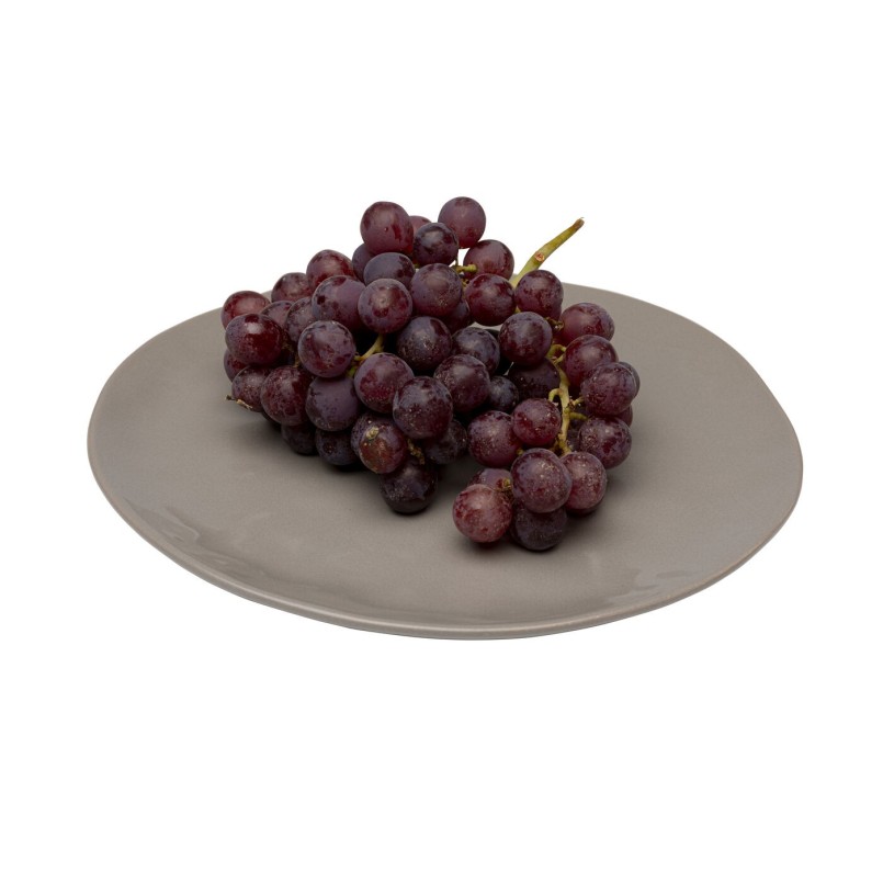Plate Organic Ø26cm taupe (6/set) Kare Design