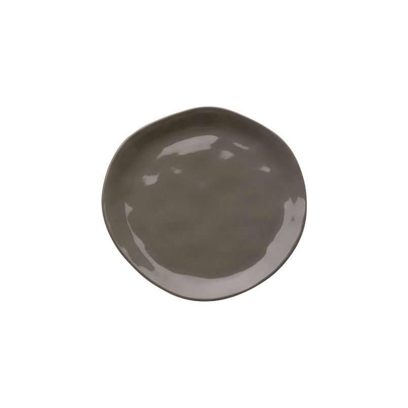 Plate Organic Ø20cm taupe (6/Set) Kare Design