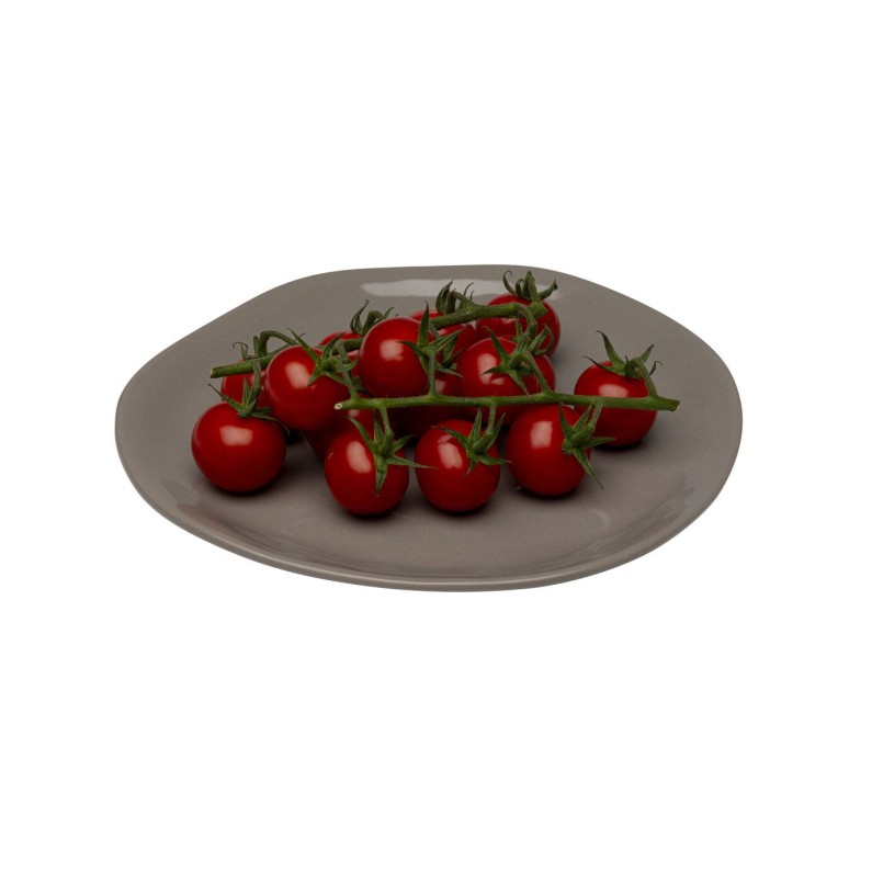 Plate Organic Ø20cm taupe (6/Set) Kare Design
