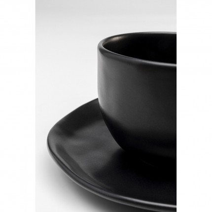 Coffee Cup Organic black (6/set) Kare Design