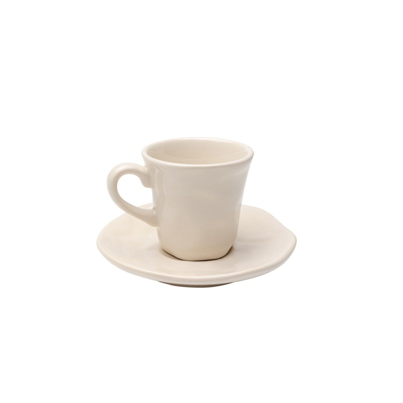 Espressokopje Organic creme (6/set) Kare Design