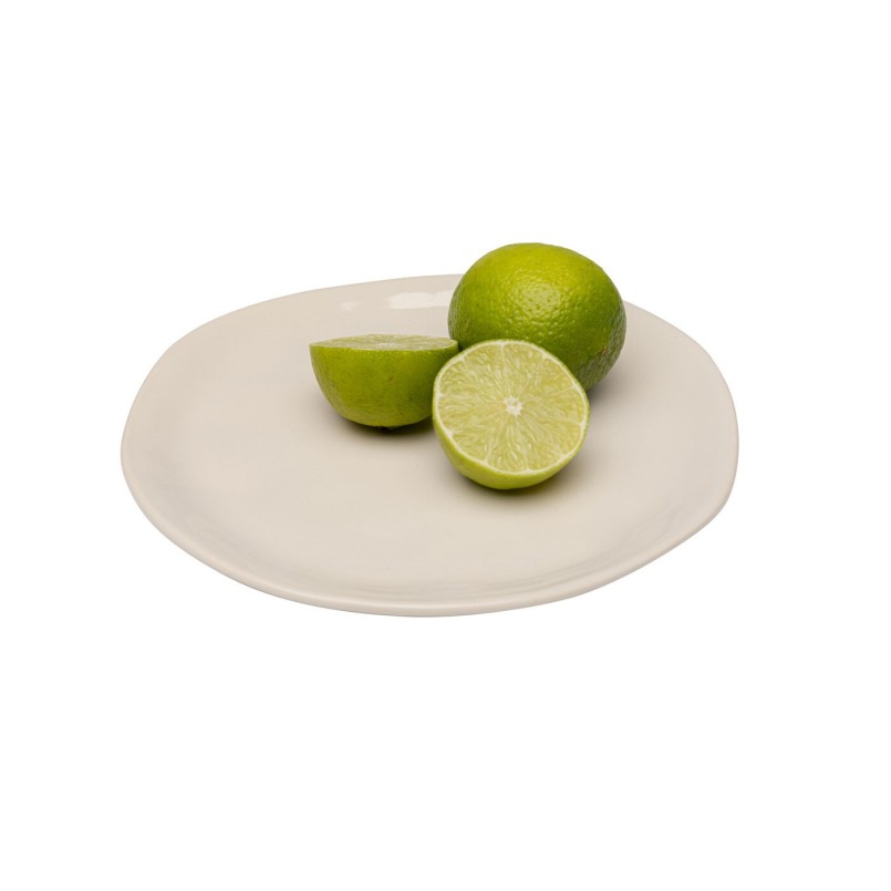 Plate Organic Ø20cm cream (6/Set) Kare Design
