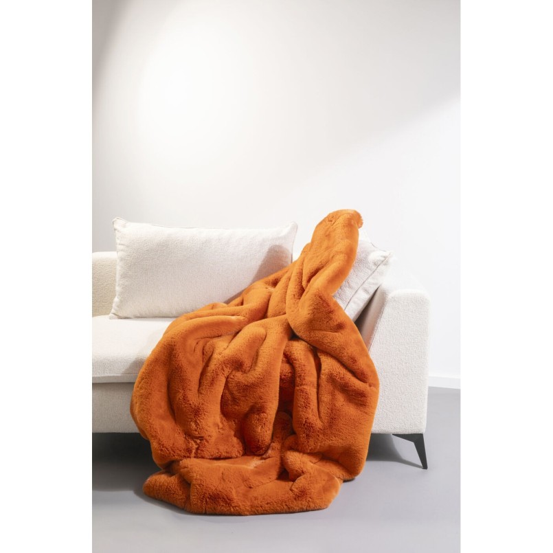 Plaid Mika orange 150x200cm