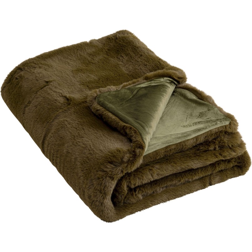 Plaid vert tout doux - Mika - Kare Design