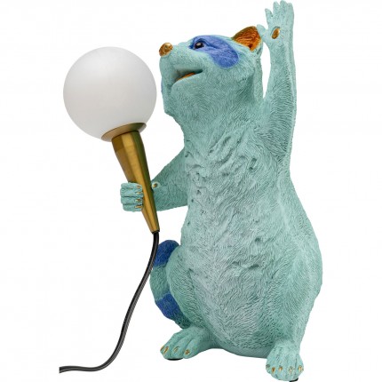 Table Lamp blue racoon Kare Design