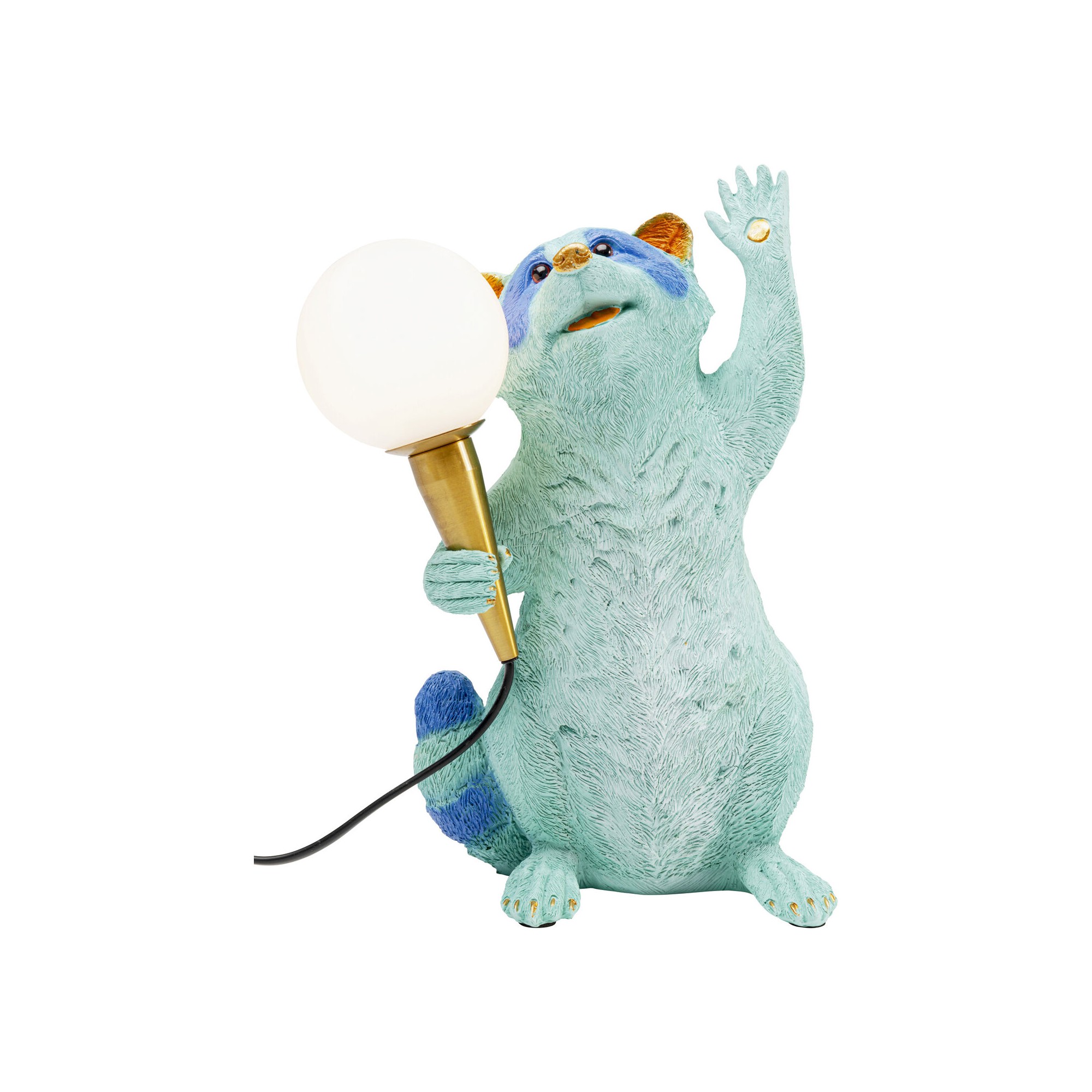 Tafellamp wasbeer blauw Kare Design