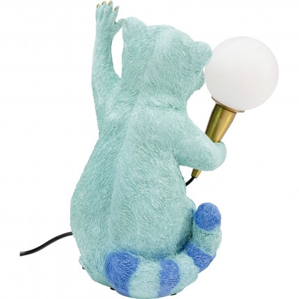 Table Lamp blue racoon Kare Design