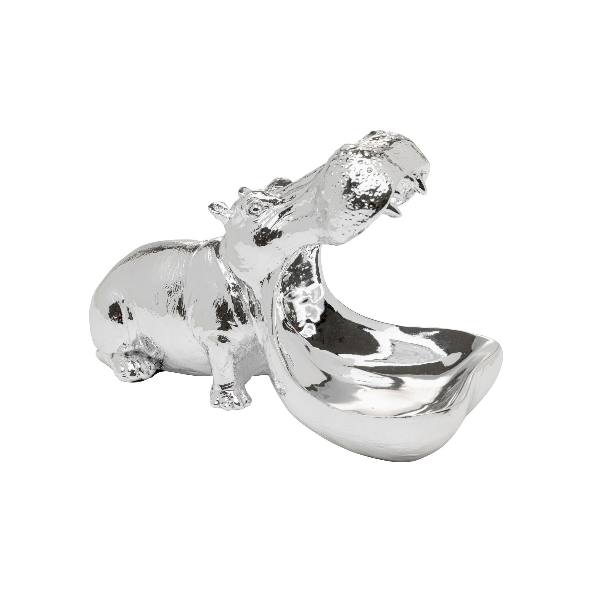 Bowl hippopotamus silver Kare Design