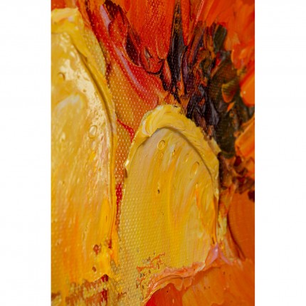 Tableau Frame prairie fleurie 80x80cm Kare Design