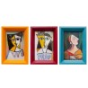 Tableau encadré Portrait Cubism 13x18cm (3/Set)