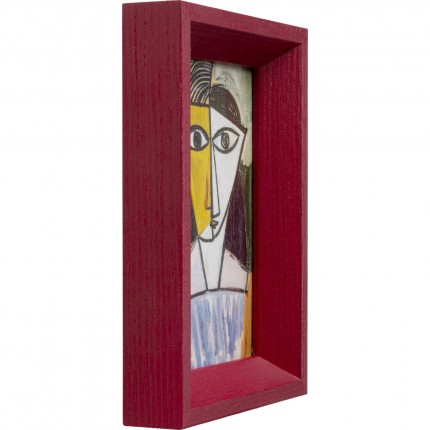 Tableaux Frame portraits cubisme set de 3 Kare Design