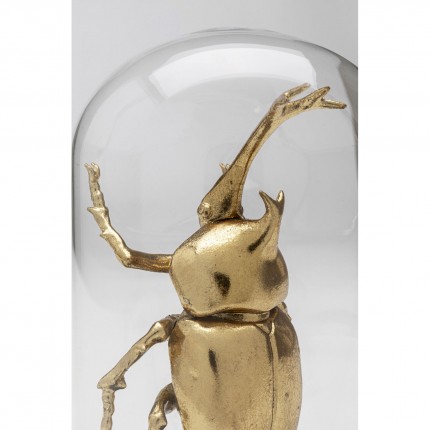 Deco rhinoceros beetle gold Kare Design
