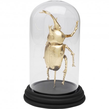 Deco rhinoceros beetle gold Kare Design