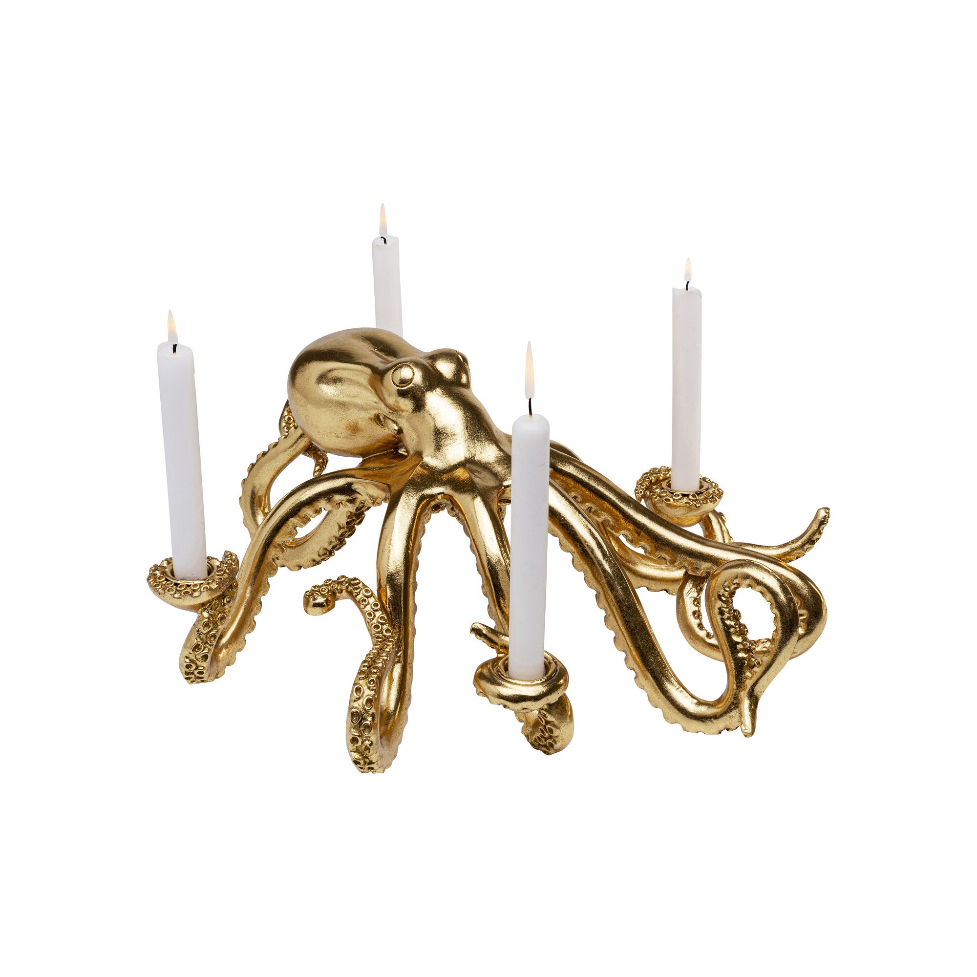 Chandelier Octopus doré 49cm