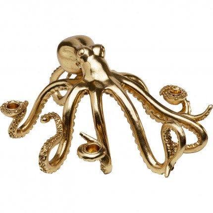 Kandelaar goud octopus 49cm Kare Design