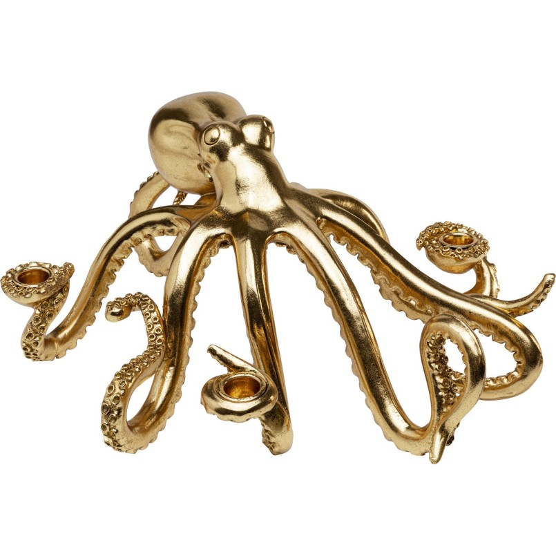 Chandelier Octopus doré 49cm