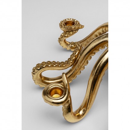 Kandelaar goud octopus 49cm Kare Design