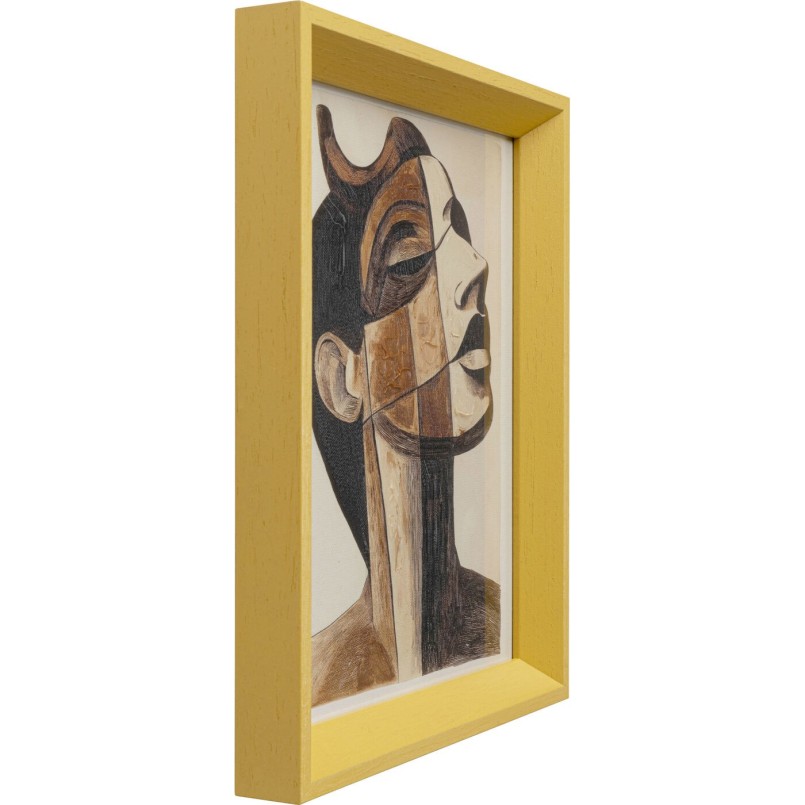 Tableau encadré Portrait Modernise 22x27cm (2/Set)