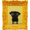 Tableau encadré Sweet Dog Eyes 30x35cm