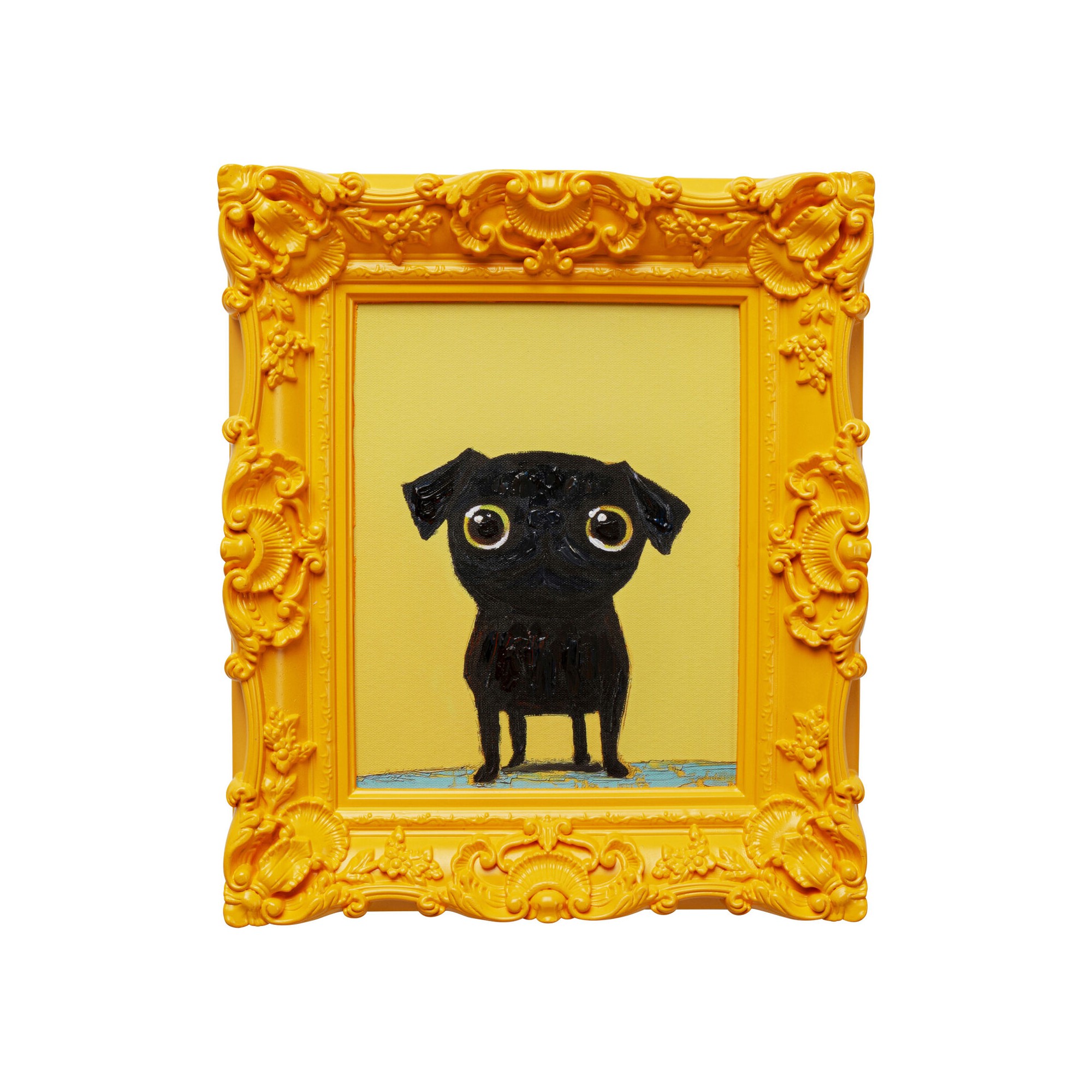 Tableau encadré Sweet Dog Eyes 30x35cm