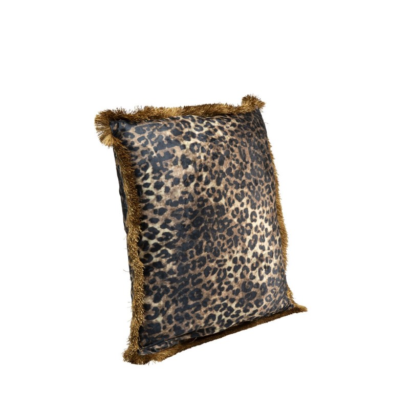 Coussin Leo Fringe 55x55cm