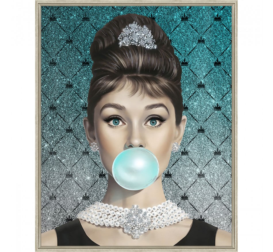 Framed Picture diva bubble 40x50cm Kare Design