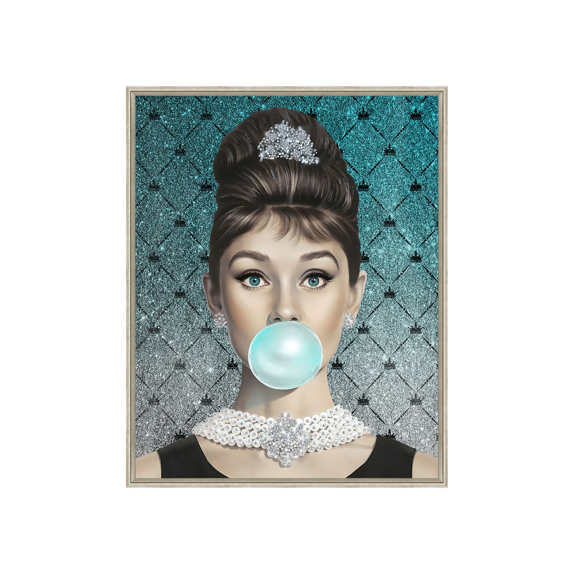 Tableau encadré Muse Bubble Diva 40x50cm