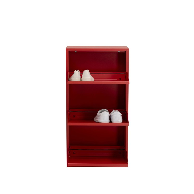 Meuble à chaussures Caruso 3 rouge (MO)