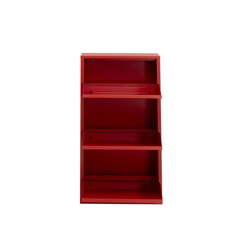 Meuble à chaussures Caruso 3 rouge (MO)