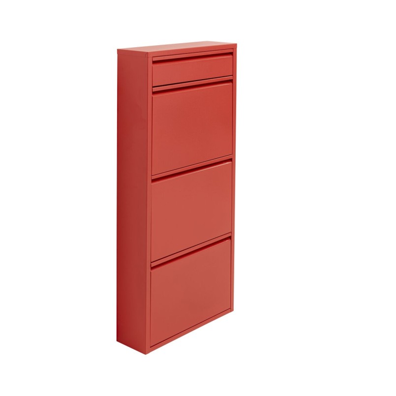 Meuble à chaussures Caruso 3 Plus 1 rouge (MO)