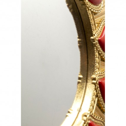 Miroir coeurs enflammés 38cm Kare Design