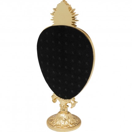 Miroir de table coeur enflammé 30cm Kare Design