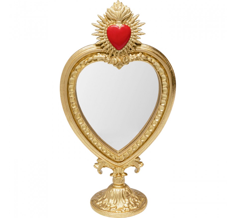 Tafelspiegel brandend hart 30cm Kare Design