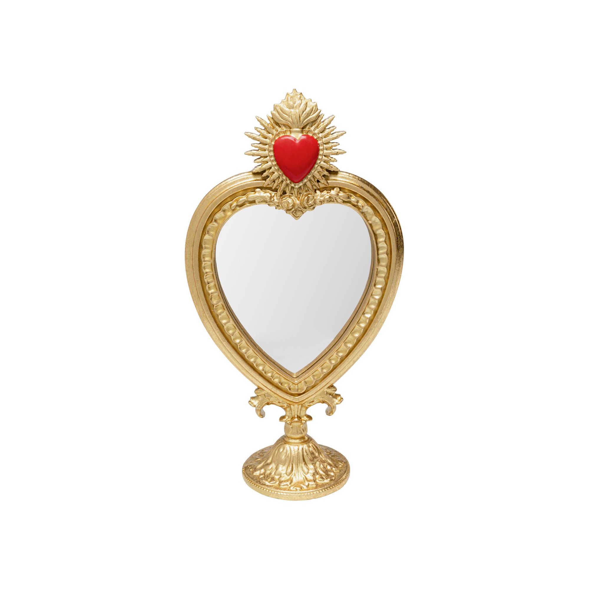 Miroir à poser Flaming Heart 31cm