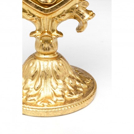 Miroir de table coeur enflammé 30cm Kare Design