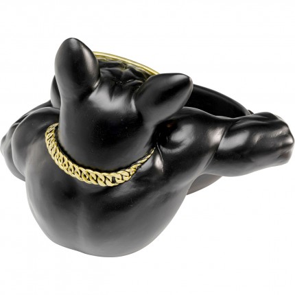 Bowl gangster dog black Kare Design