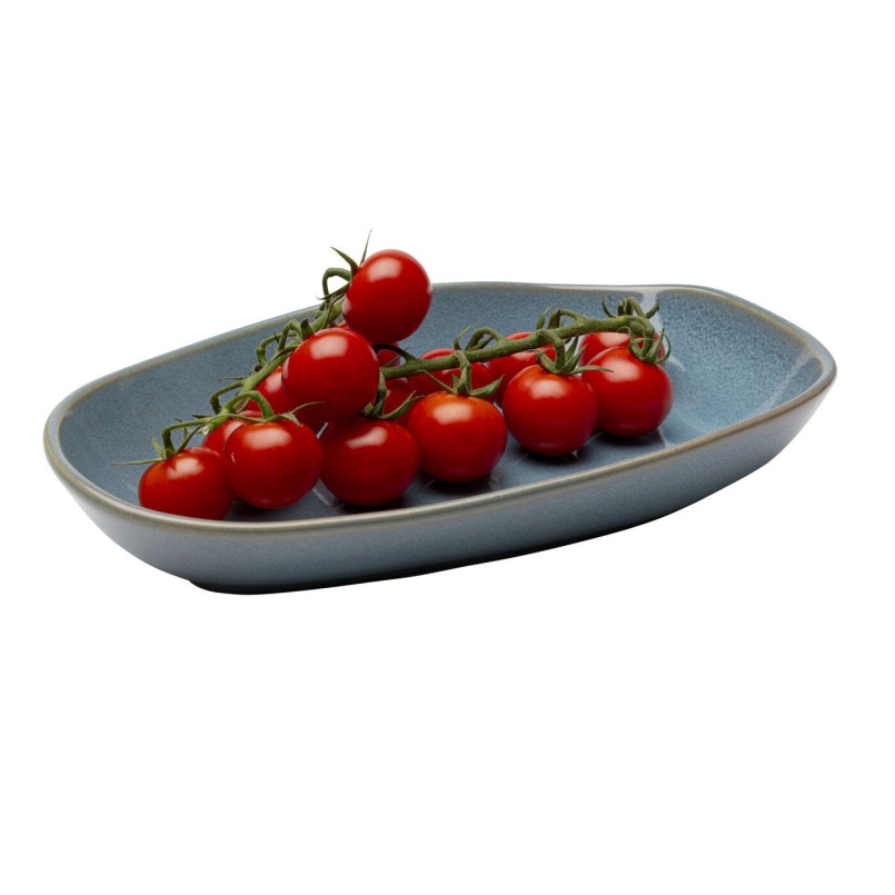 Deep Plate Organic 25cm blue (4/set) Kare Design